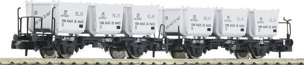 Fleischmann 6660106 N dubbele containerwagen BTS 50 van de DB