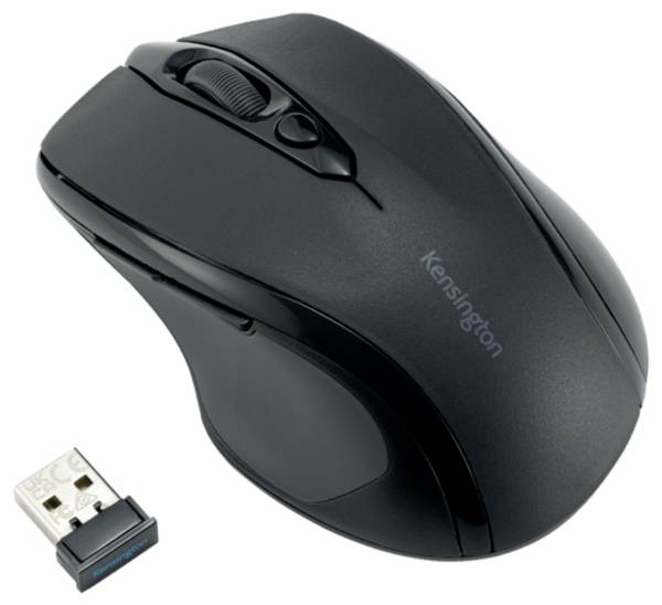 Kensington  Muis Draadloos    Optisch Zwart 6 Toetsen 800 dpi, 1200 dpi, 1600 dpi