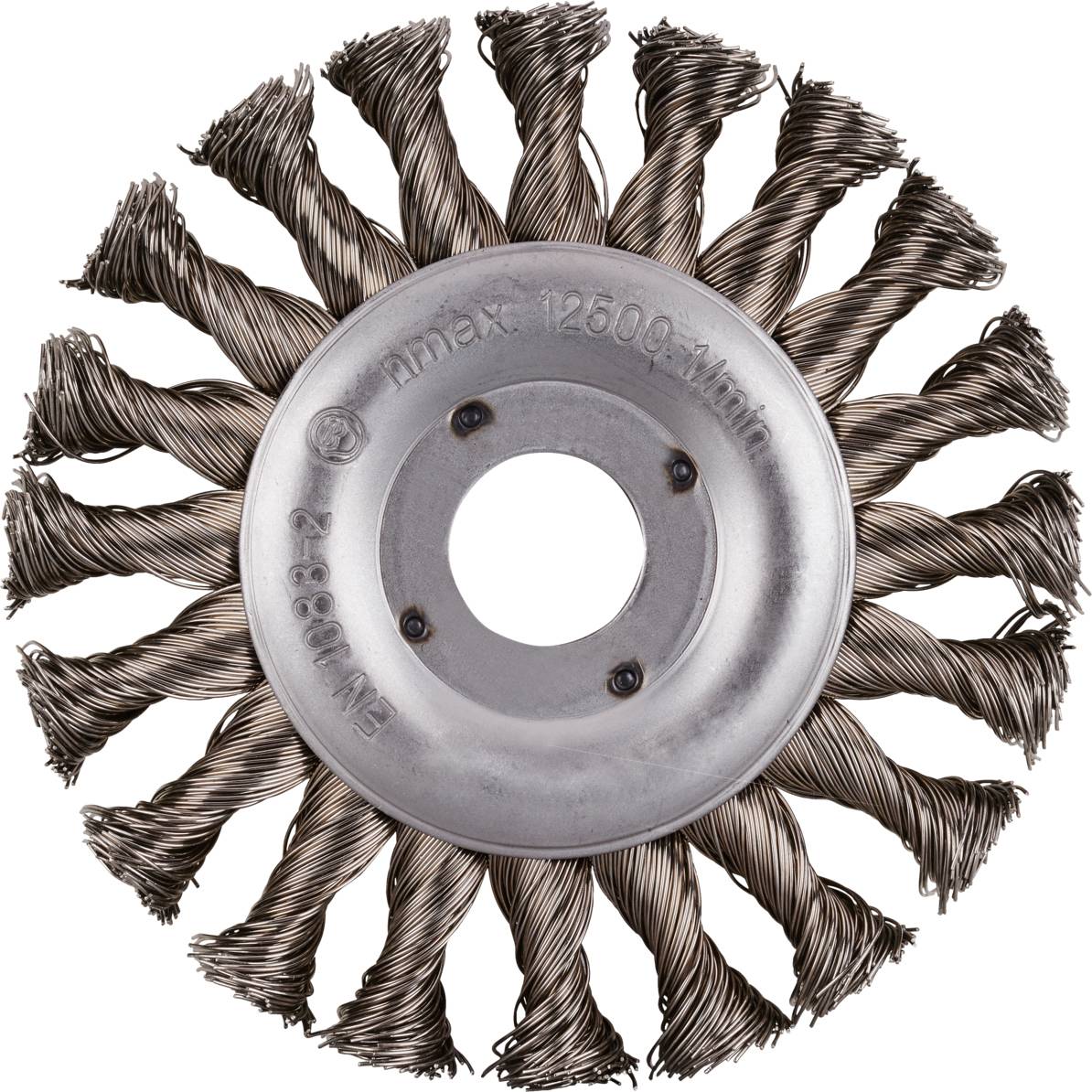 Rhodius Rhodius ERBZ, 10 stuks ronde borstel 125 x 13 x 28 x 22,23 mm, geklopt, Topline, Made in Germany, voor roestvrij staal, staal ERBZ 353082 10 stuk(s)