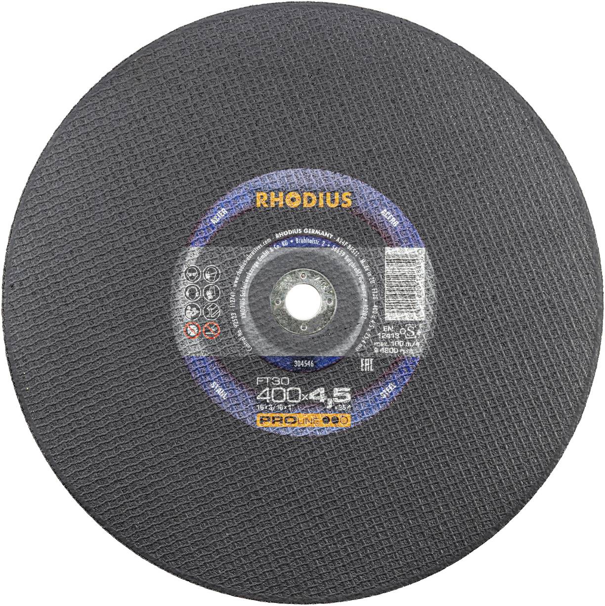 Rhodius FT30 304546 Doorslijpschijfset 300 mm 10 stuk(s) Staal