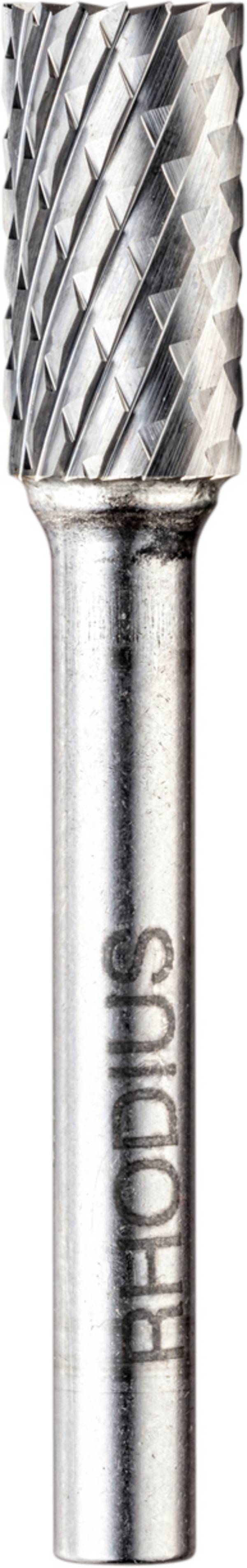 Rhodius 304511 Frees Hardmetaal Cilinder met kopvertanding  Lengte 400 mm  Werklengte 19.0 mm Schachtdiameter 6 mm 1 stuks