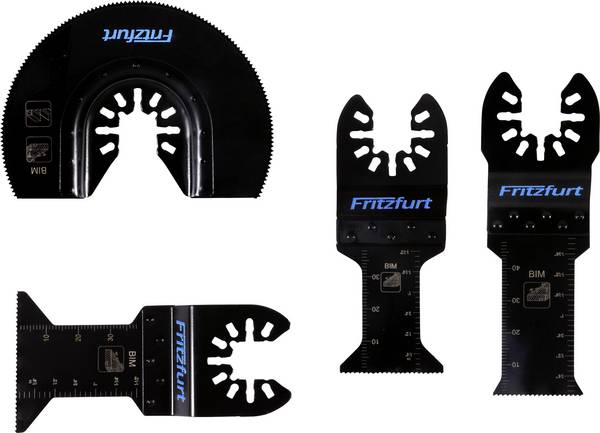 FRITZFURT 3501-2014  Multitool toebehorenset Bimetaal 4-delig   1 set(s)