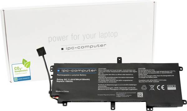 ipc-computer Akku VS03XL Repl VS03XL Repl Laptopaccu 11.40 V 4150 mAh IPC-Computer