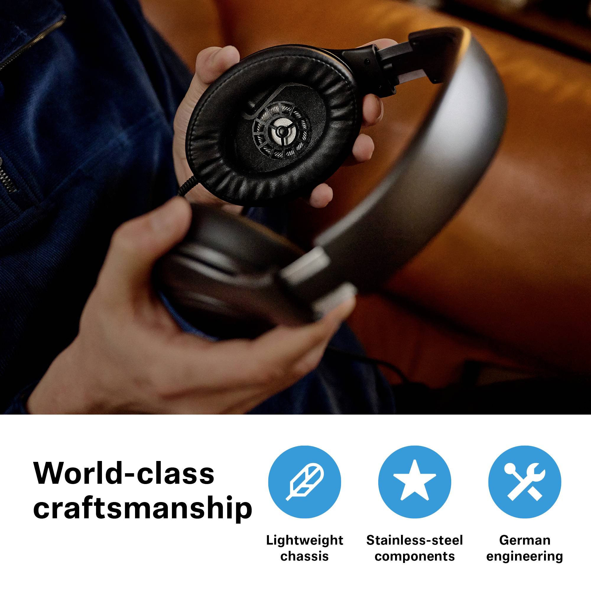 Sennheiser HD 620S Over Ear koptelefoon Kabel Zwart-10