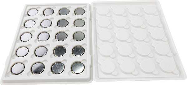Ansmann Knoopcel CR2025  1 stuk(s) 160 mAh Lithium 20er Tray Lithium Knopfzelle CR2025 Industrial