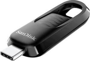 Conrad SanDisk Ultra Slider USB-stick Retail 512 GB Zwart SDCZ480-512G-G46 USB-C 3.2 Gen 1 aanbieding