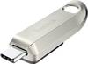 SanDisk Ultra Luxe USB-stick Retail 32 GB Zilver SDCZ75-032G-G46 USB-C 3.2 Gen 1
