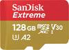 SanDisk Extreme 128 GB MicroSDXC UHS-I Klasse 10 (SDSQXAA-128G-GN6GN)