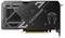 'Videokaart van Zotac, model GeForce RTX, met zwarte behuizing en zilveren logo's, toont achterkant en PCIe-aansluiting.'