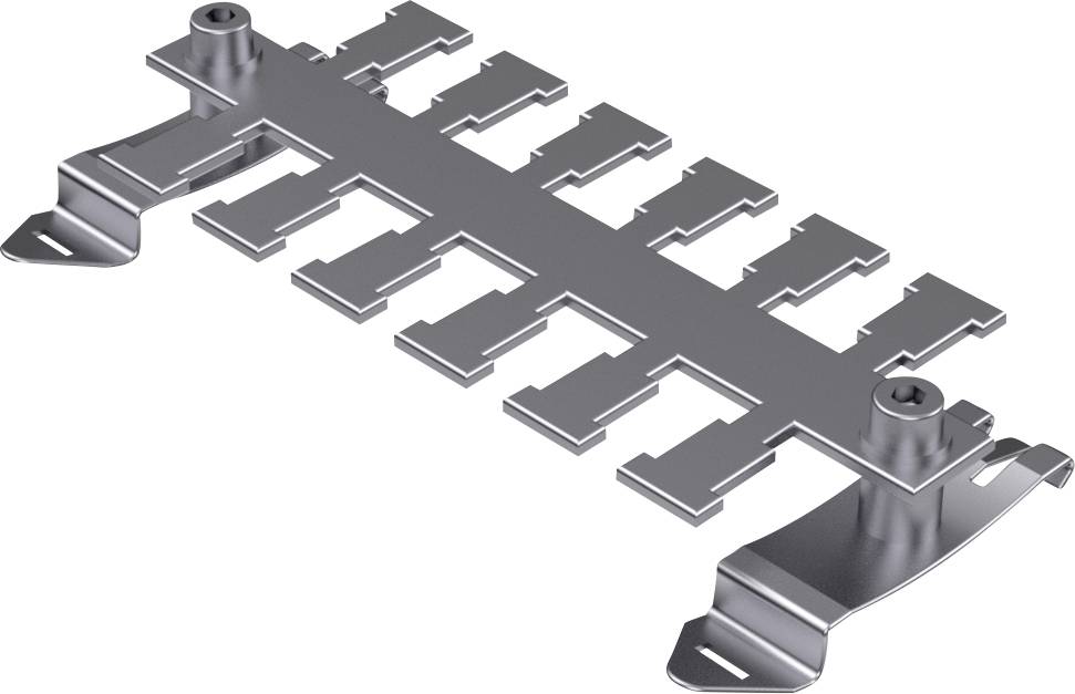 Hebotec 1041-003C Hebotec 1041-003C kabelafnamepandelaar Kabeltrekontlastingsrail RVS, Staal 1 stuk(s)