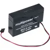 multipower MP0,8-12H Loodaccu 12 V 0.8 Ah Loodvlies (AGM) (b x h x d) 96 x 62 x 25 mm Molex-stekker Onderhoudsvrij, Geringe zelfontlading