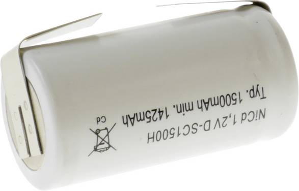 Mexcel  Speciale oplaadbare batterij Sub-C  NiCd 1.2 V 1500 mAh 1 stuk(s)