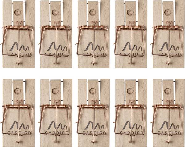 Gardigo Holz Schlagfalle Muizenval   10 stuk(s)