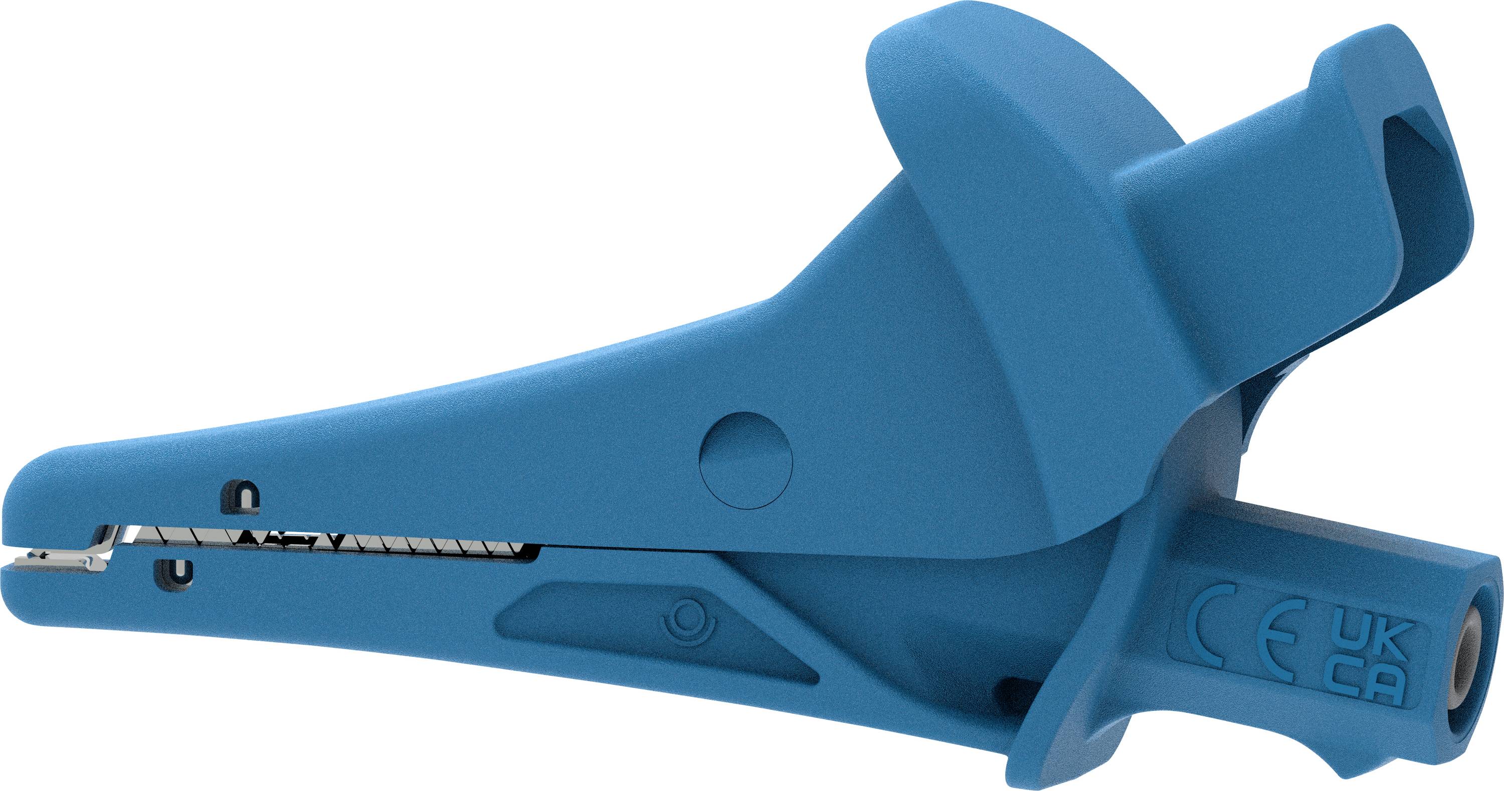 Electro PJP 5104-IEC-CD1-BL Krokodillenklem Blauw Klembereik (max.): 25 mm Lengte: 91 mm 1 stuk(s)-0