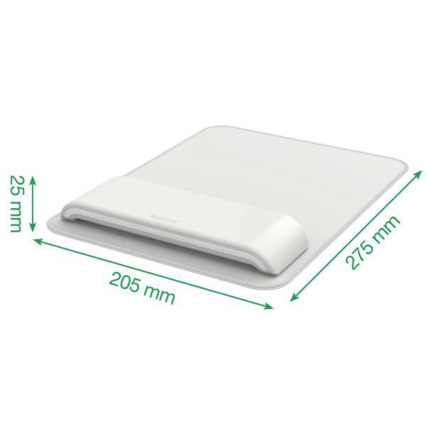 Witte, rechthoekige antenne met afgeronde hoeken. Afmetingen: 275 mm lengte, 205 mm breedte, 25 mm hoogte.