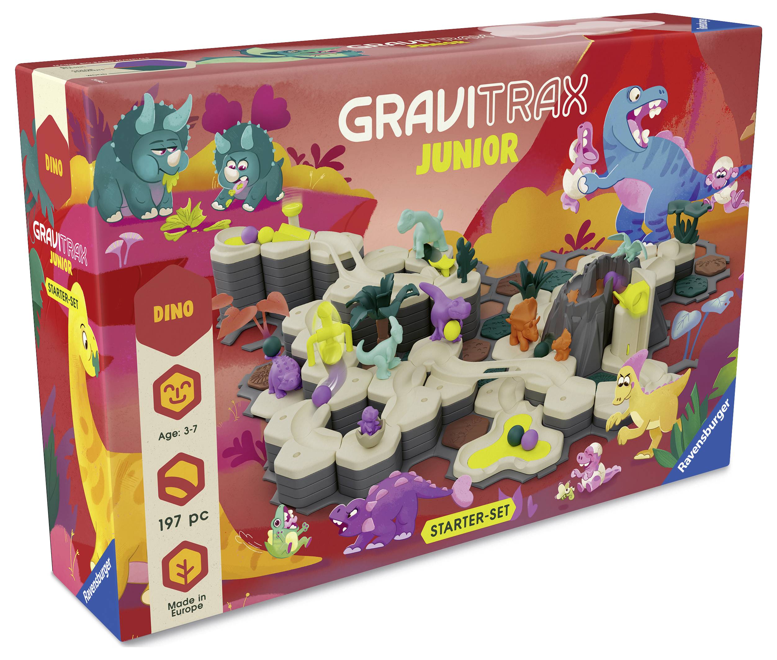 Ravensburger 24845 GraviTrax Junior - Starter-Set XXL Dino-1