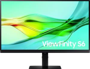 Conrad Samsung ViewFinity S6 LS27D604UAU LCD-monitor Energielabel E (A - G) 68.6 cm (27 inch) 2560 x 1400 Pixel 16:9 5 ms Displ... aanbieding