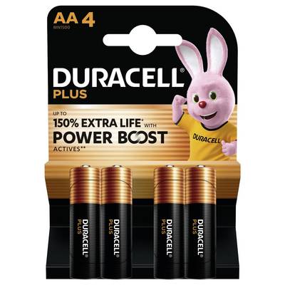Duracell Plus Power Boost AA batterij (penlite) Alkaline 1.5 V 4 stuk(s)-0