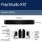 'Poly Studio X72' Soundbar met gewicht 3300 g, afmetingen: 840,18 mm x 135,38 mm x 117,33 mm. Aansluitingen: audio-ingang, HDMI, USB-C.