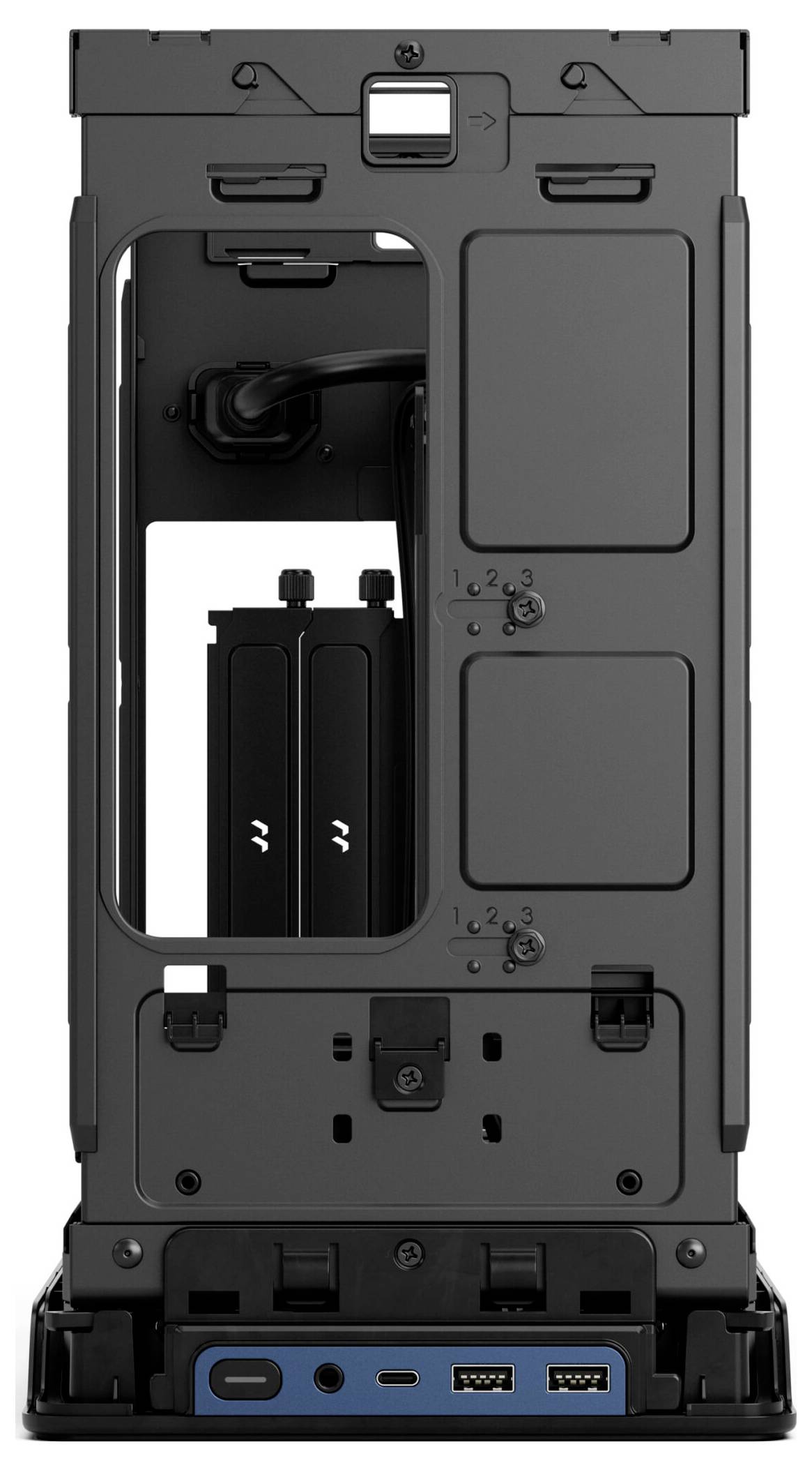 Fractal Design FD-C-ERA2N-03 Mini-tower PC-behuizing Blauw Stoffilter-18