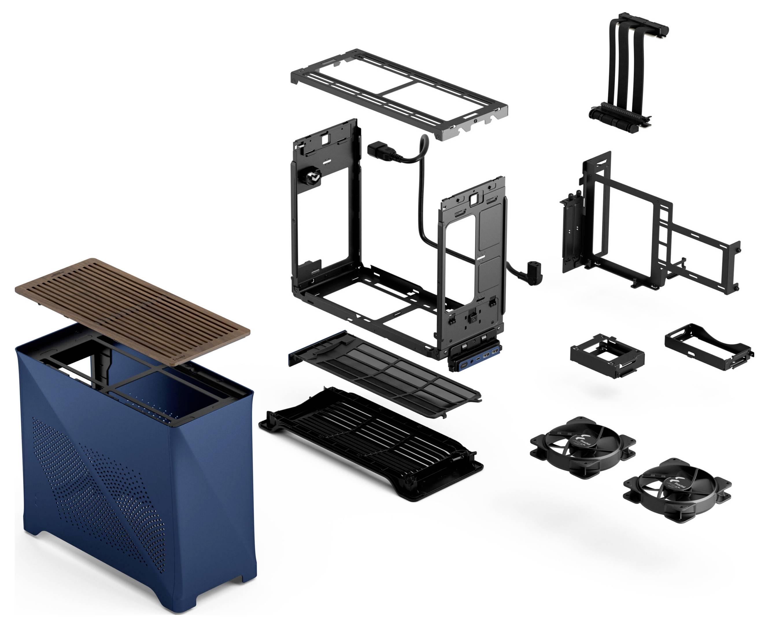 Fractal Design FD-C-ERA2N-03 Mini-tower PC-behuizing Blauw Stoffilter-20