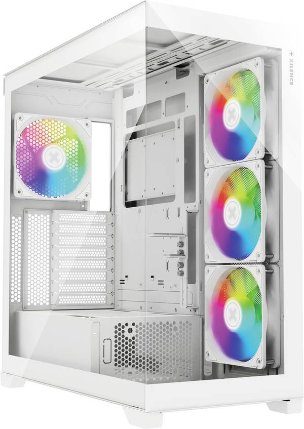 Xilence Gleam Midi-tower PC-behuizing  Wit Zijvenster