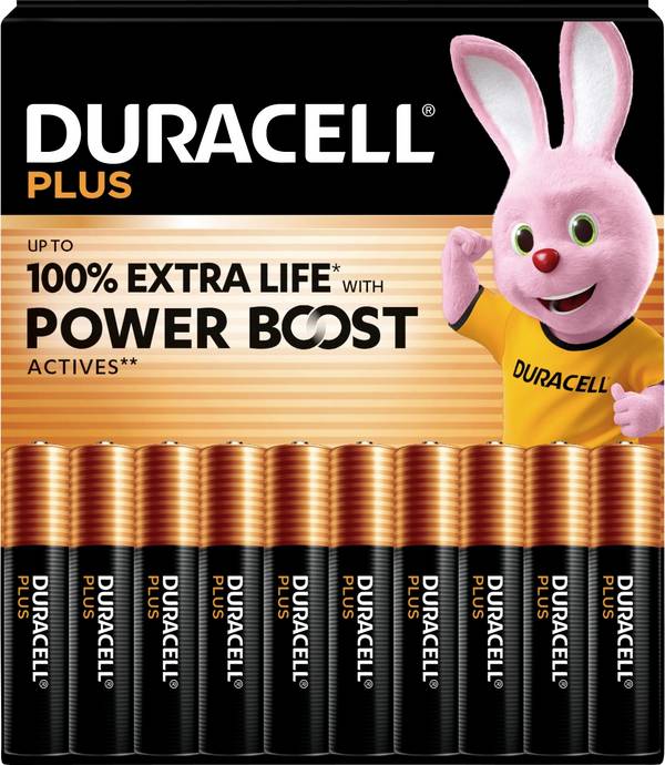 Duracell Plus Power Boost AAA batterij (potlood) Alkaline 1.5 V 40 stuk(s)