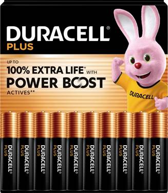 Duracell Plus Power Boost AAA batterij (potlood) Alkaline 1.5 V 40 stuk(s)