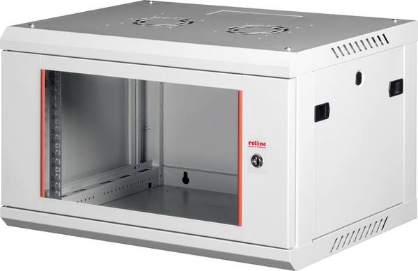 ROLINE 19-inch wandbehuizing Basic Plus 6U, 600x450 BxT grijs