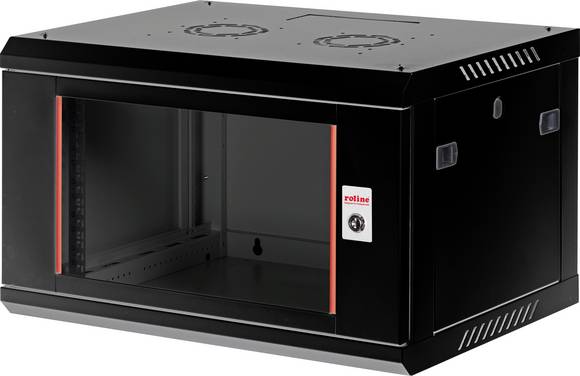 ROLINE 19-inch wandbehuizing Basic Plus 6U, 600x450 BxD zwart