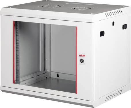 ROLINE 19-inch wandbehuizing Basic Plus 9U, 600x450 BxT grijs