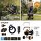 'Slangenwagen met unieke horizontale draaiing en 360°-compatibiliteit. Complete set met 1,5 m, 21,5 m slang.'