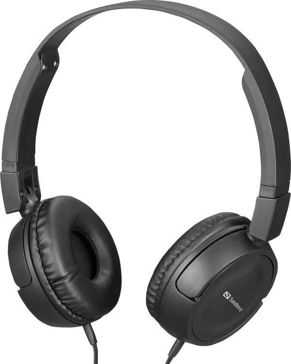 Sandberg Saver MiniJack HeadPhoneTravel On Ear headset Kabel Meerdere kleuren Vouwbaar Mobiele telefoon