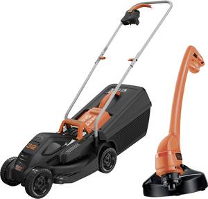 Conrad Black & Decker Grasmaaier, Grastrimmer Elektrisch Set Incl. grastrimmer 1000 W/250 W Snijbreedte max. 32 cm aanbieding