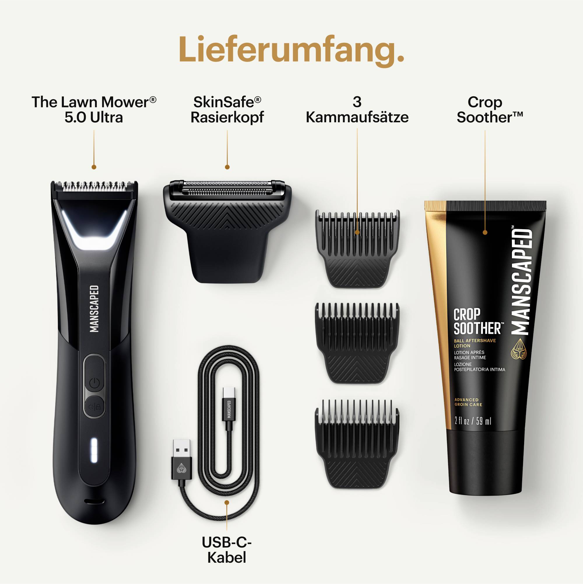 MANSCAPED The Lawn Mower 5.0 Ultra Scheerapparaat, Baardtrimmer, Tondeuse Zwart-2