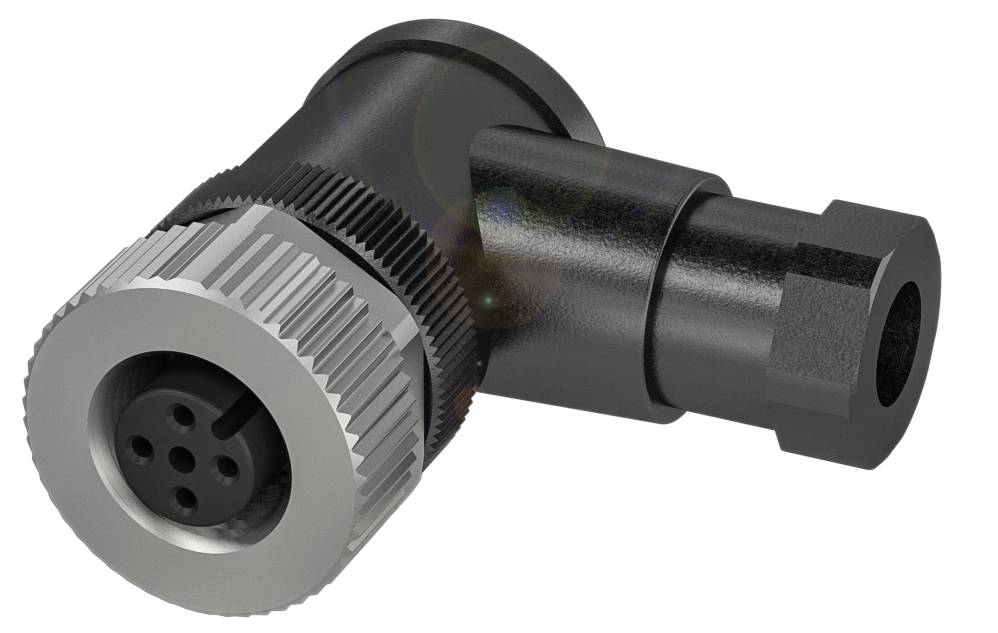 BALLUFF BCC06ZA Sensor/actuator connector M12 x 1 Aantal polen (sensoren): 5 Bus, haaks 1 stuk(s)