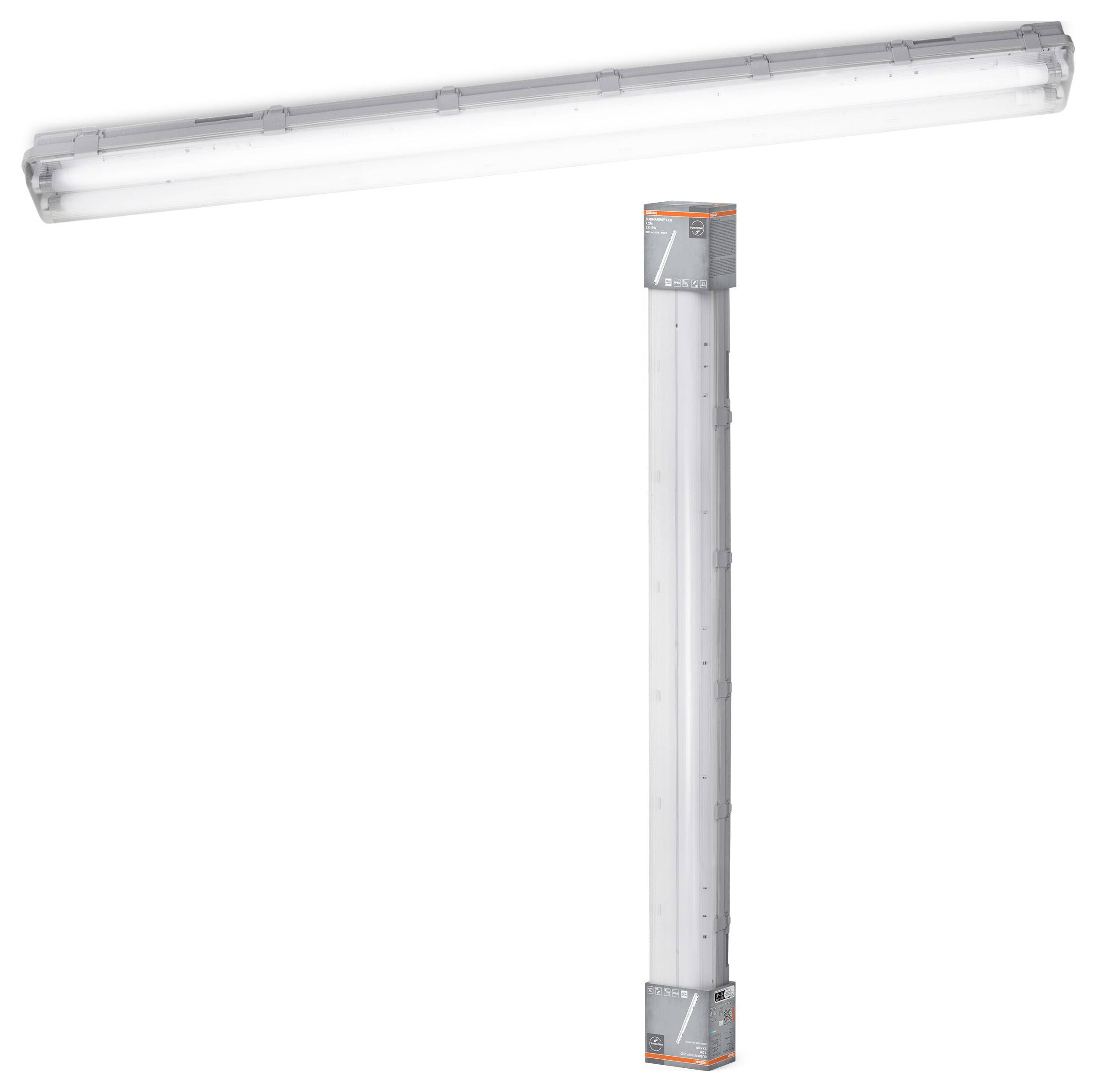 LED-buislamp in eenvoudig design met verpakking. Geschikt voor industriële of commerciële toepassingen.