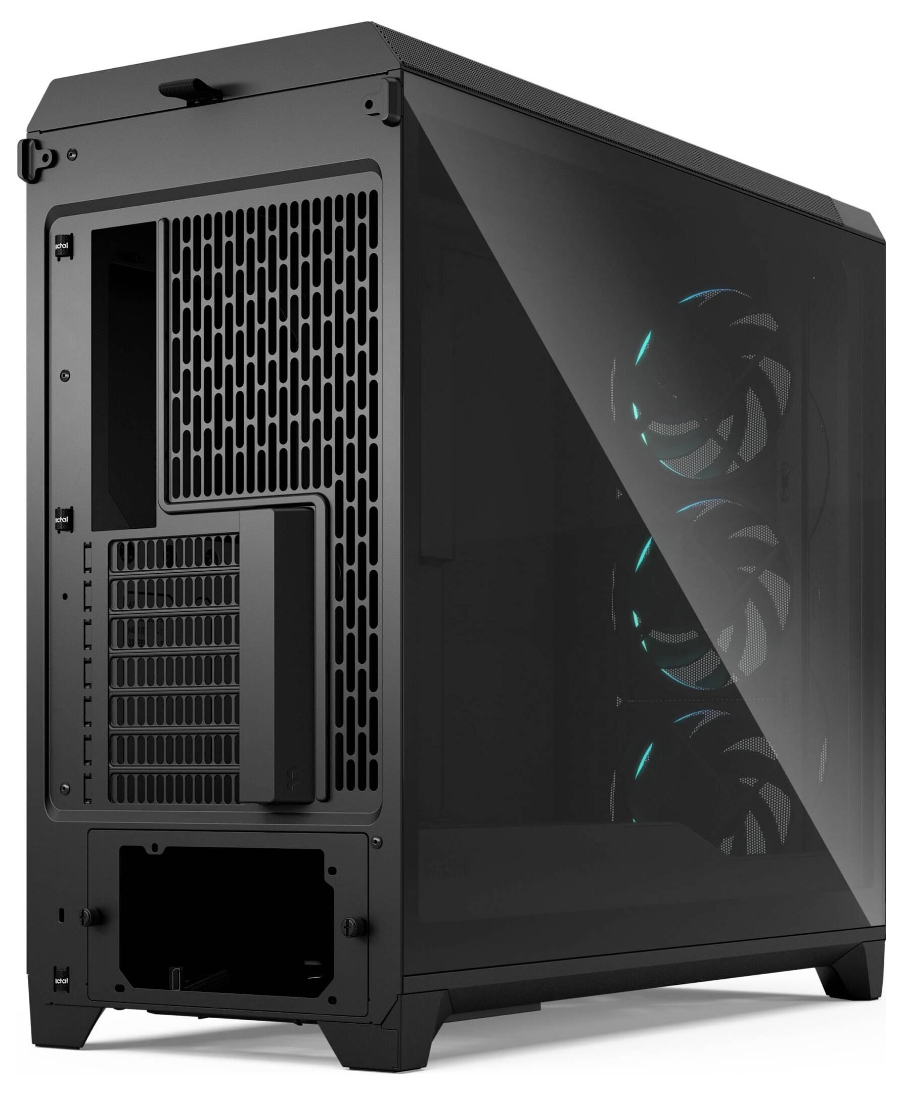 Fractal Design FD-C-MES3X-04 Full Tower PC-behuizing Zwart Geïntegreerde verlichting, Zijvenster, Stoffilter-10