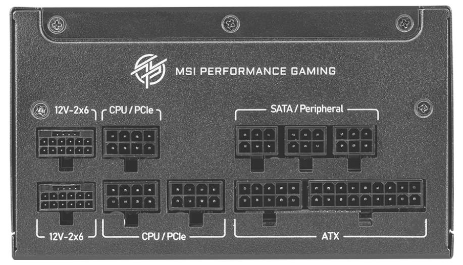 MSI 306-7ZPFZ11-CE0 PC-netvoeding 850 W ATX 80 Plus Gold-1