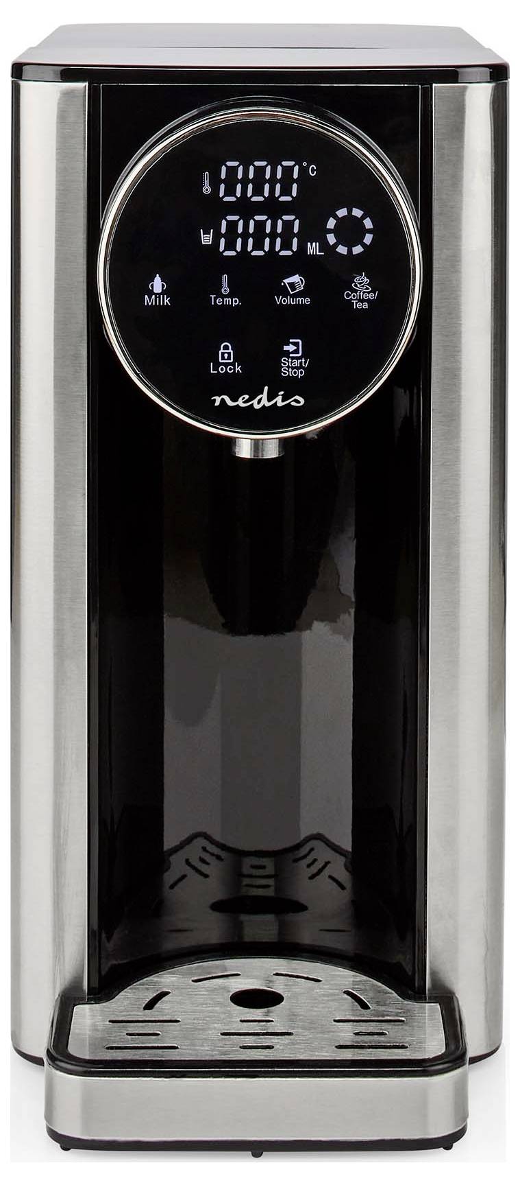 Nedis KAWD310FBK Heetwaterdispenser Oververhittingsbeveiliging Aantal/Volume: 2.7 l Aluminium, Zwart-4