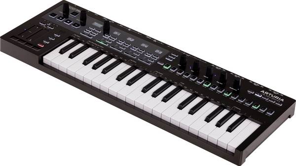 Arturia KeyStep Pro Keyboard Chroom-zwart Incl. netvoeding, lichttoetsen, Minitoetsen