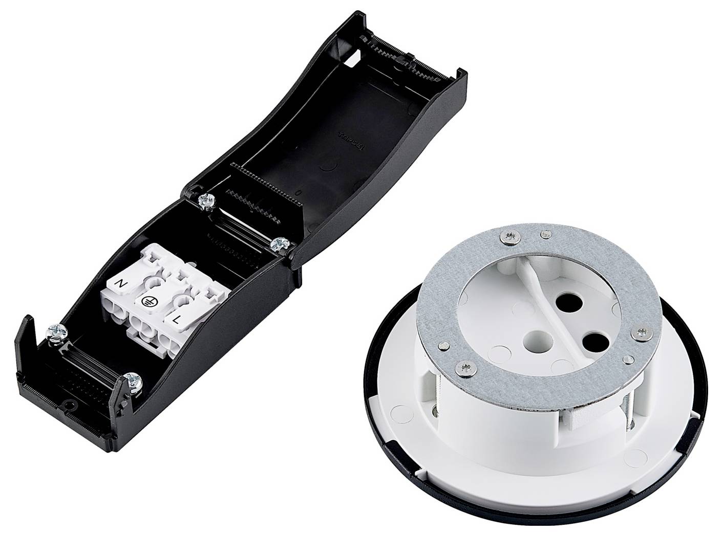 Deko Light 930914 Inbouwadapter Diepzwart (RAL 9005)-5