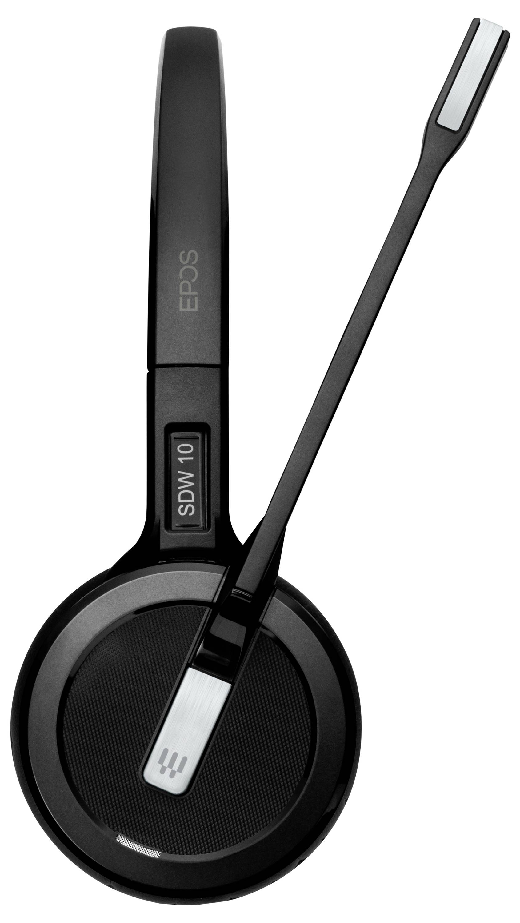 EPOS IMPACT SDW 10 HS On Ear headset Draadloos, DECT Mono Zwart Headset, Mono Telefoon-4