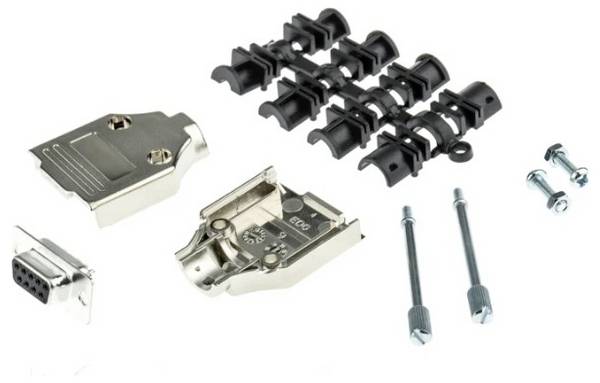 MH Connectors  MHDTPK9-DB9S-K D-sub female connectorset 180 ° Aantal polen: 9 Soldeerkelk 1 stuk(s)