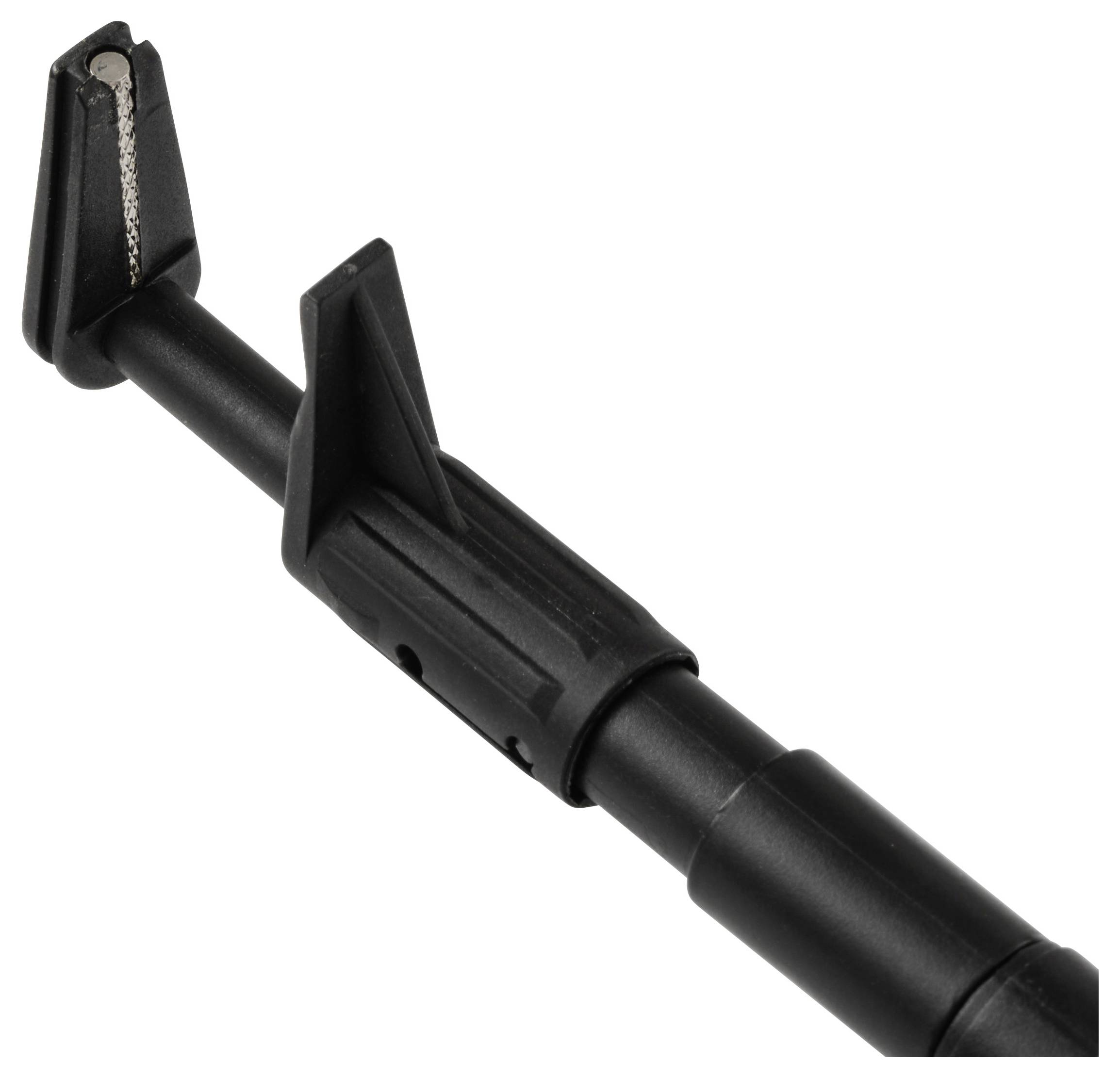 VOLTCRAFT MSK-140 Veiligheids-platte meetklem voor stroomrails Steekaansluiting 4 mm CAT III 1000 V 10 A Zwart-4