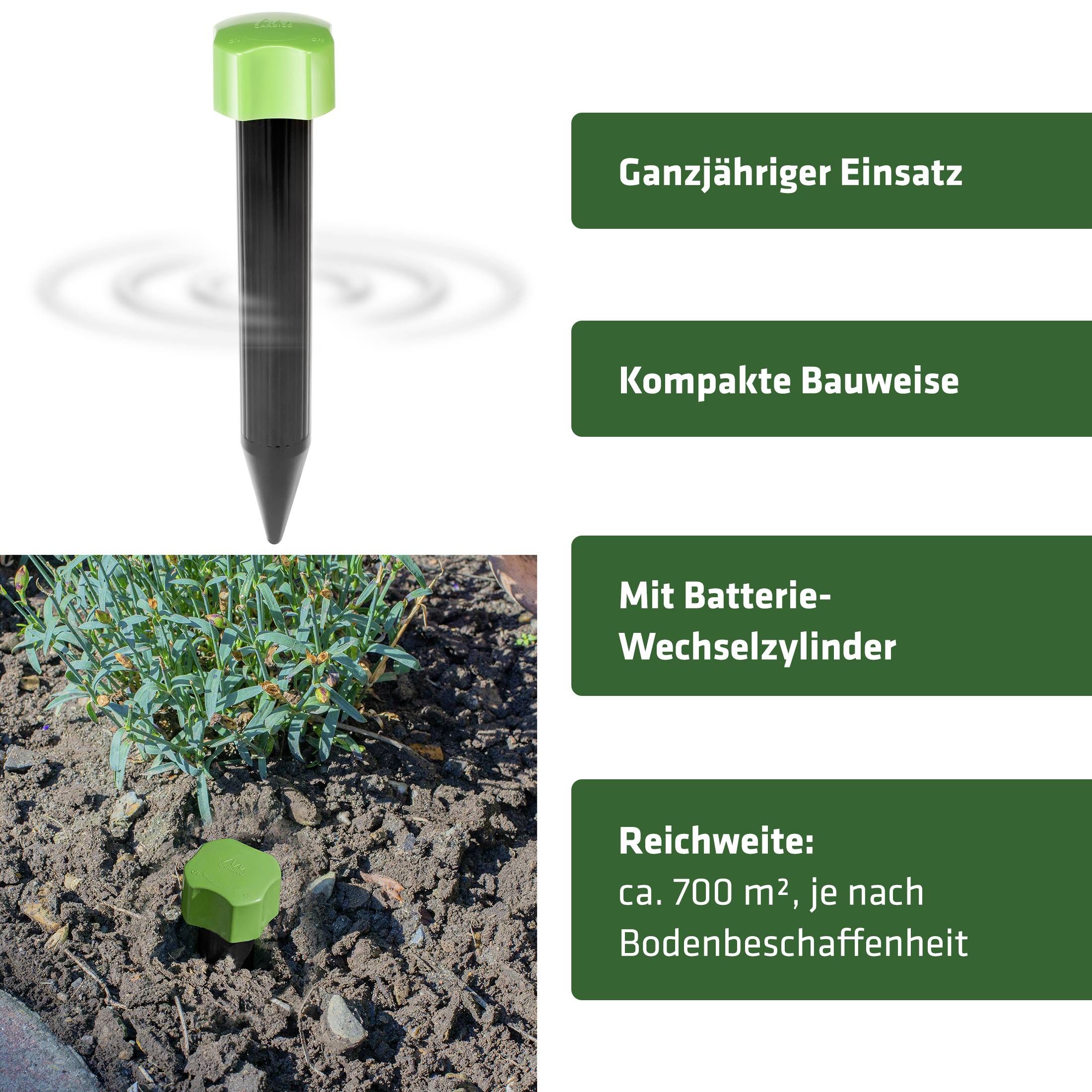 Gardigo Woelmuisverschrikker Werkingssfeer: 700 m² 1 stuk(s)-6