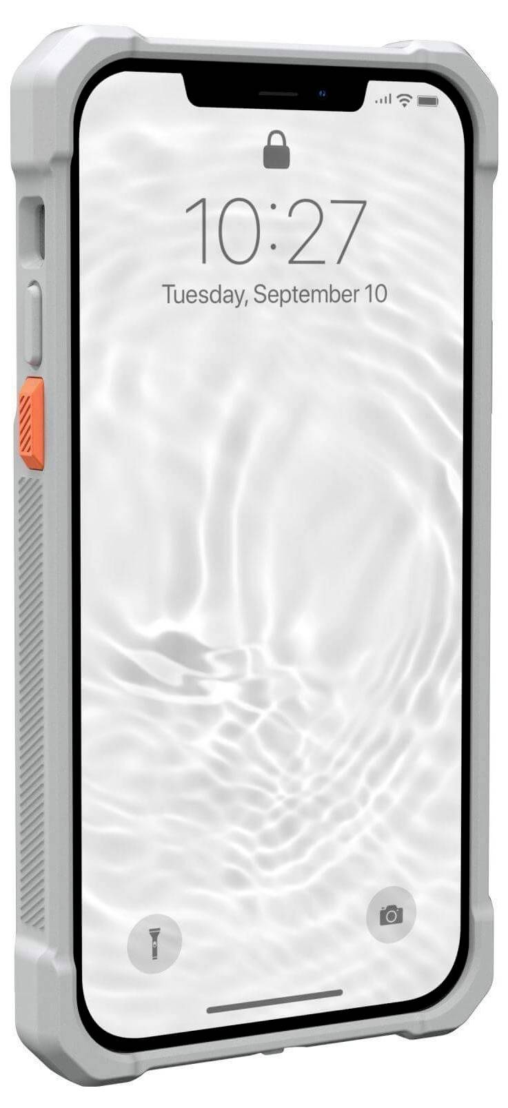 Urban Armor Gear WF0000144130 Laadcover Apple iPhone 16 Wit-grijs Geïntegreerde accu-1