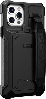 Urban Armor Gear WF0000154040 Laadcover Apple iPhone 17e, iPhone 16e, iPhone 14, iPhone 13 Zwart Geïntegreerde accu