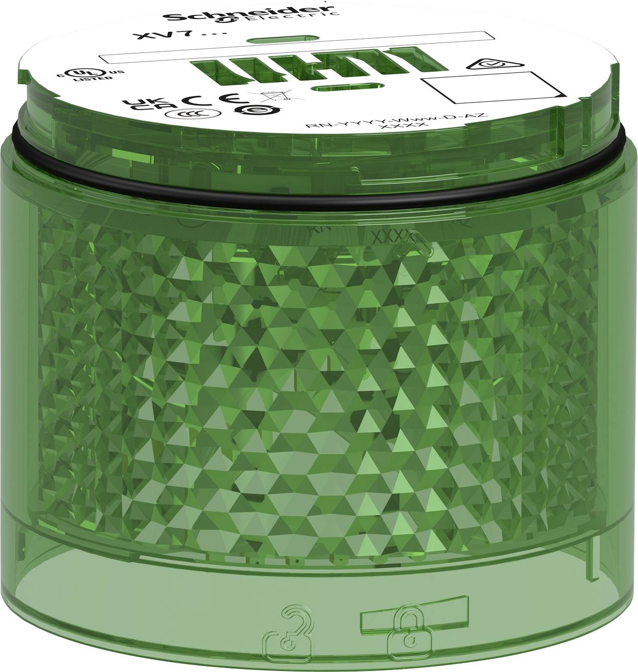 Schneider Electric Signaalzuilelement XVB7C23 XVB7C23 LED Groen 1 stuk(s)-0