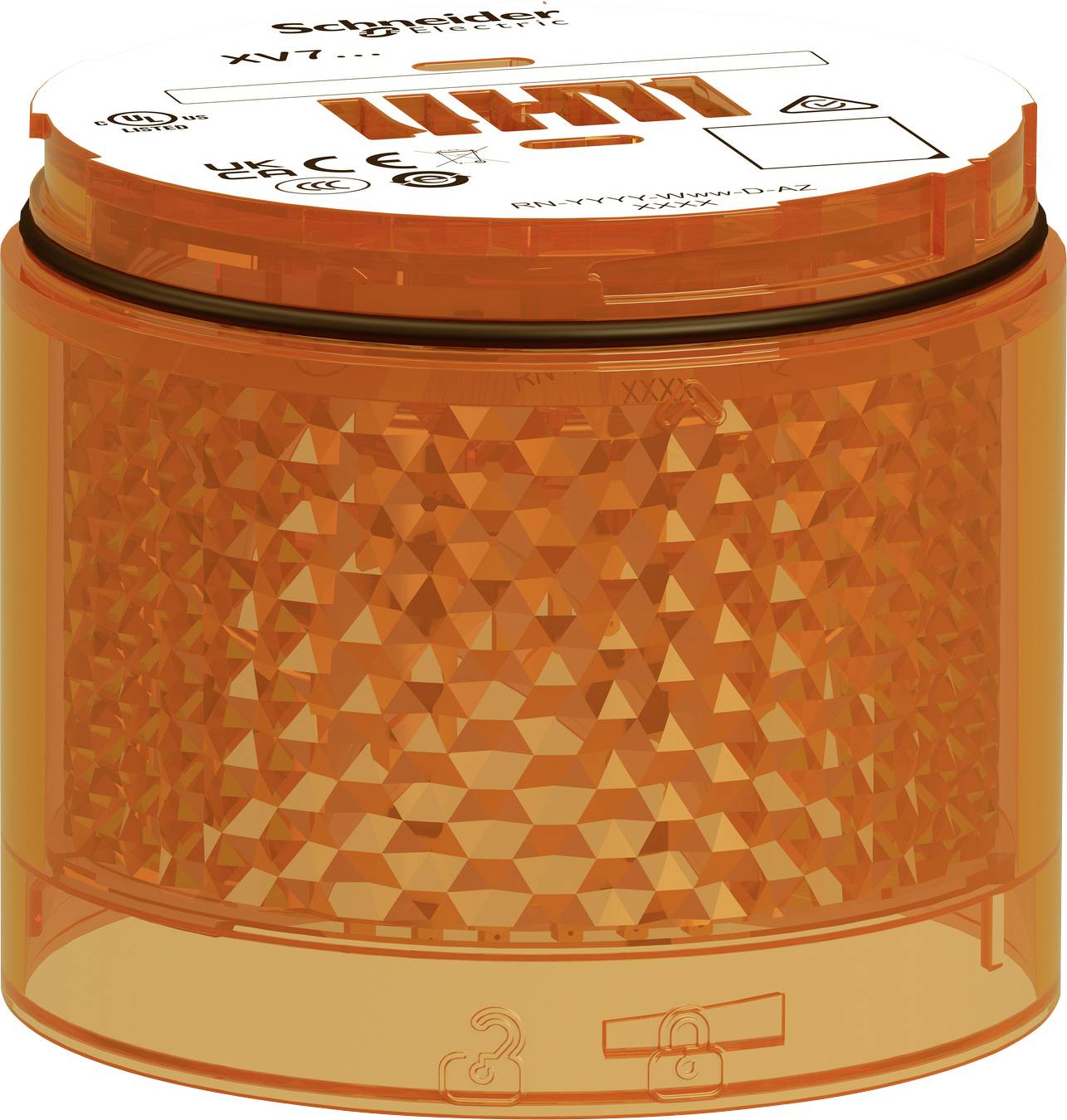 Schneider Electric Signaalzuilelement XVB7C25 XVB7C25 LED Oranje 1 stuk(s)-0